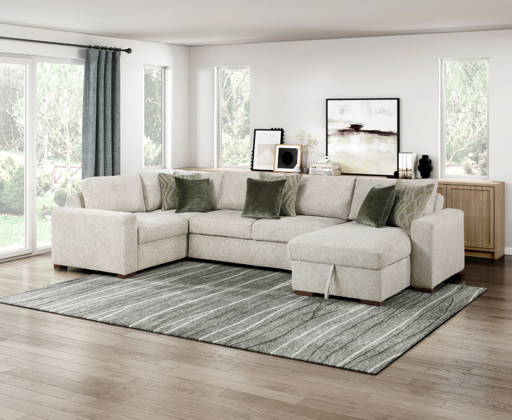 4-Piece Sectional Sofa