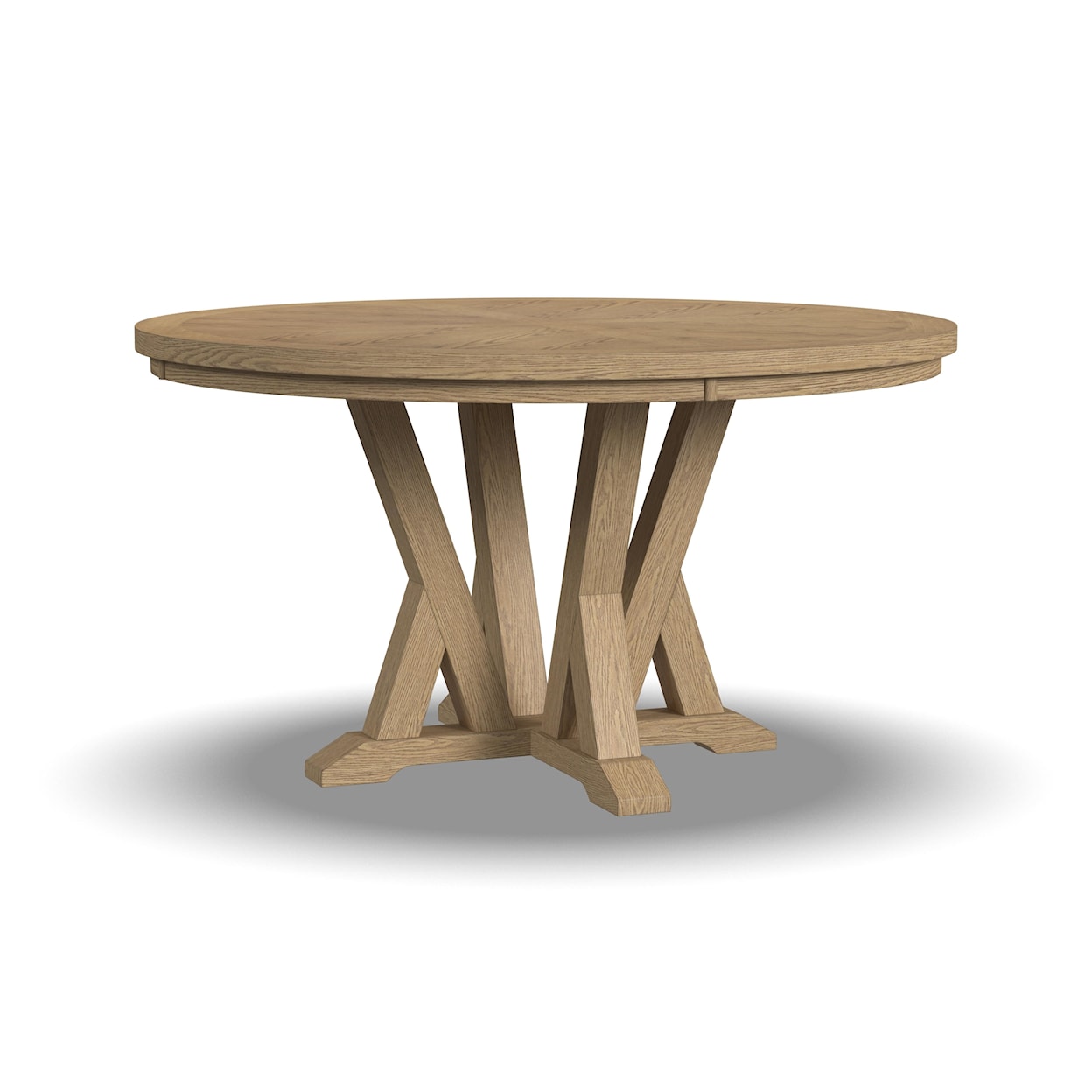 Flexsteel Casegoods Lattice Round Dining Table