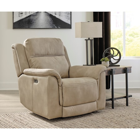 Power Recliner w/ Adj Headrest