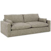 Contemporary Sofa with Reversible Cushions