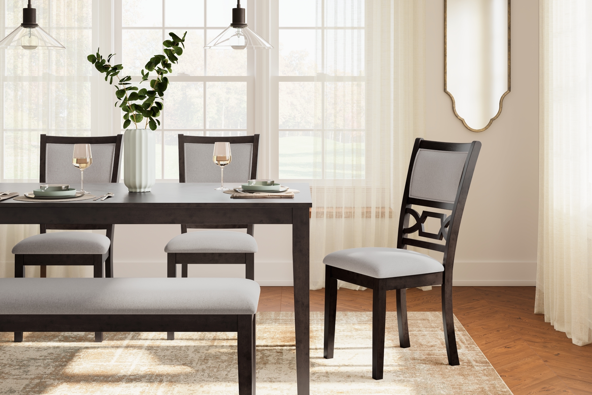 Dining Room Table Set (6/Cn)