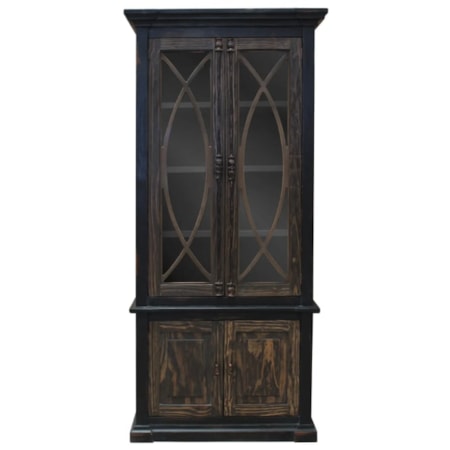 Showcase Cabinet w/Metal Hardware