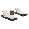 homestyles Palm Springs Outdoor Chaise Lounge Set