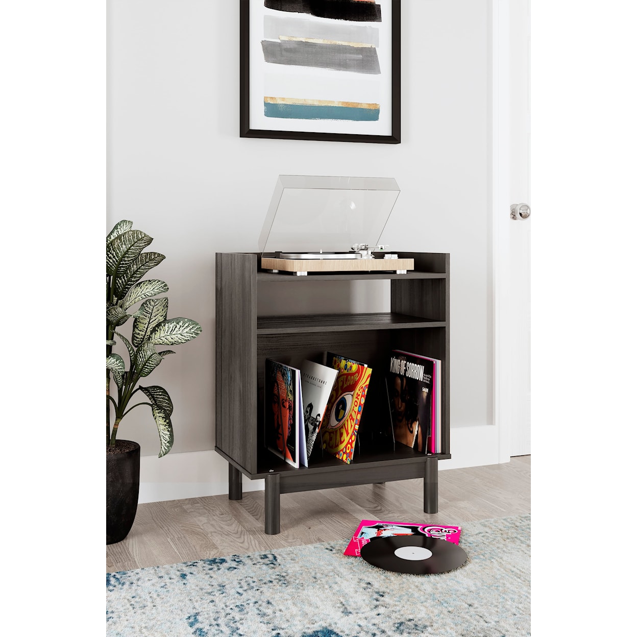 Signature Design by Ashley Furniture Brymont Turntable Accent Console
