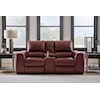 Michael Alan Select Alessandro Power Reclining Loveseat with Console