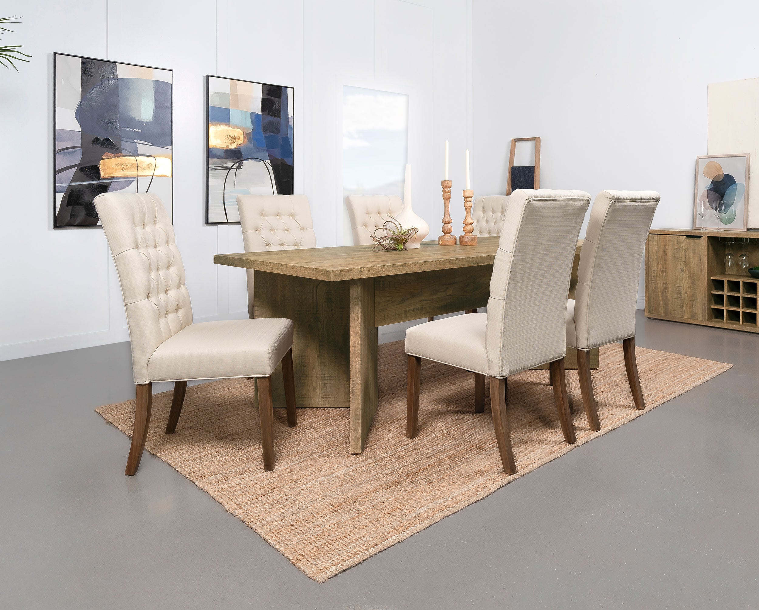 Coaster Furniture 2.0 Jamestown 84-inch Composite Wood Dining Table