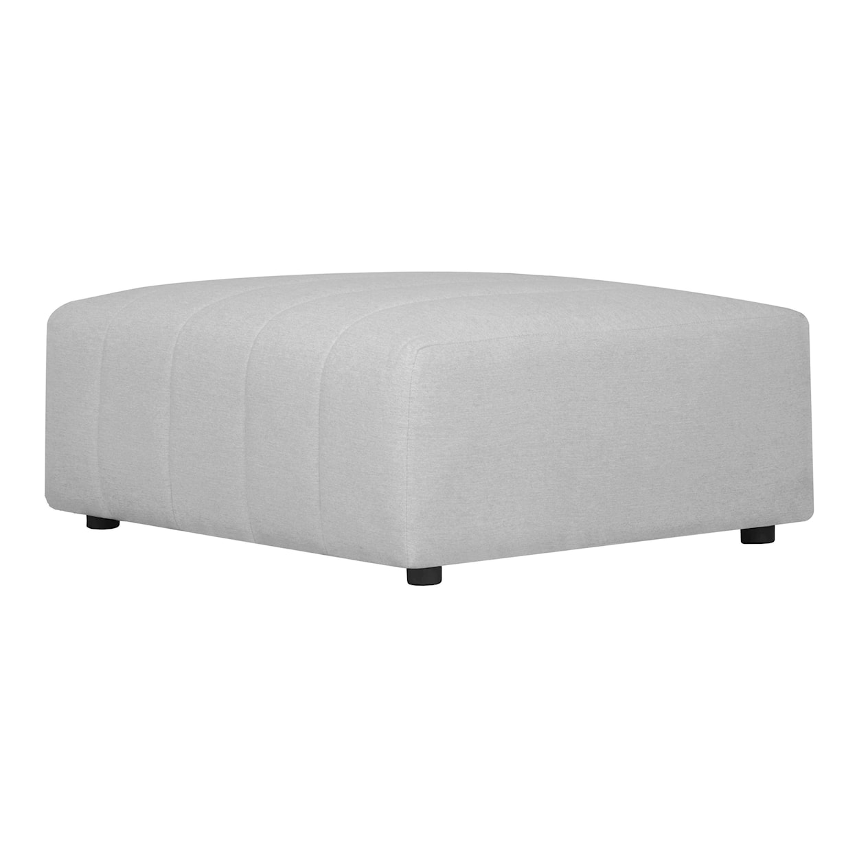 Moe's Home Collection Lyric Lyric Ottoman Oatmeal