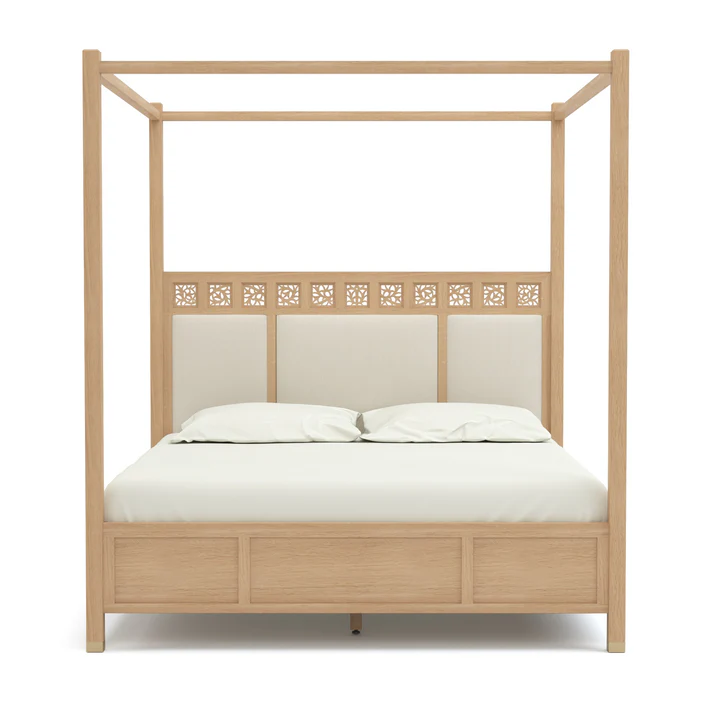 Surrey Hills King Upholstered Poster Bed