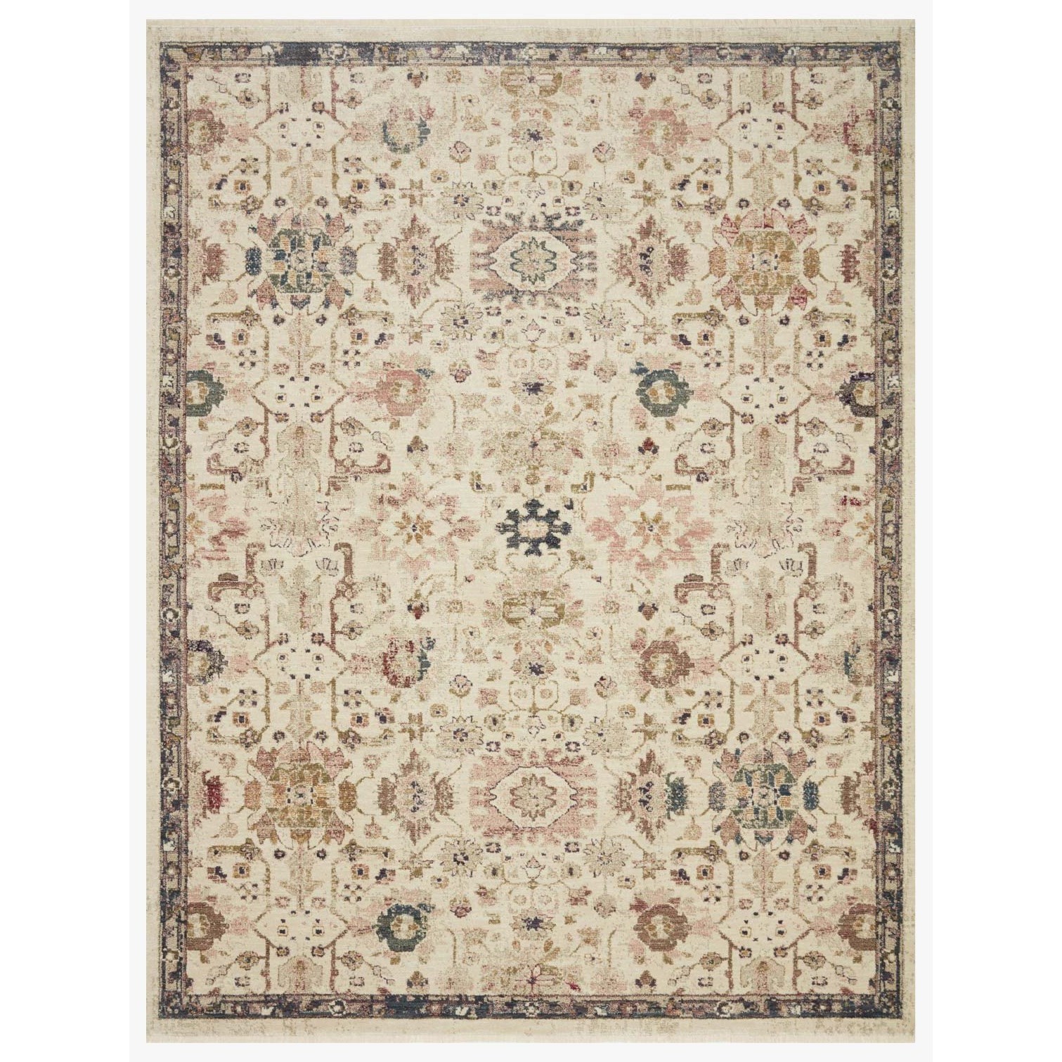 Loloi Rugs Giada 9'0" x 12'0" Ivory / Multi Rug