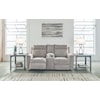 Ashley Furniture Signature Design Barnsana DBL REC PWR Loveseat w/Console