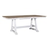 Liberty Furniture Lindsey Farm Trestle Dining Table