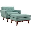 Modway Engage 2 Piece Armchair and Ottoman