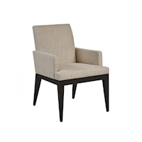 Contemporary Murano Upholstered Dining Arm Chair