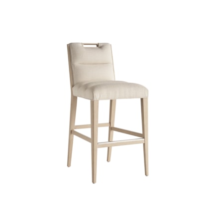 Greer Channeled Upholstered Bar Stool