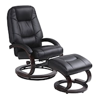 Casual Recliner with Ottoman