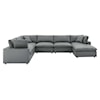 Modway Commix 7-Piece Sectional Sofa