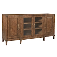 Transitional Sideboard with Built-In A/C Outlets