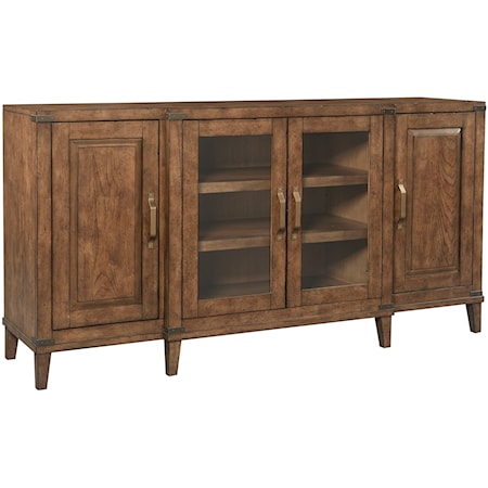 Transitional Sideboard with Built-In A/C Outlets