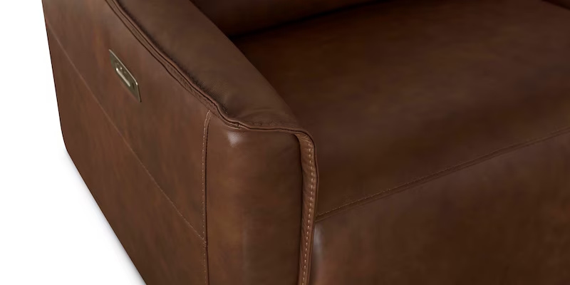 Bassett Everett Everett Leather Reclining Sectional