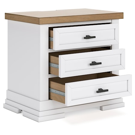 3-Drawer Nightstand