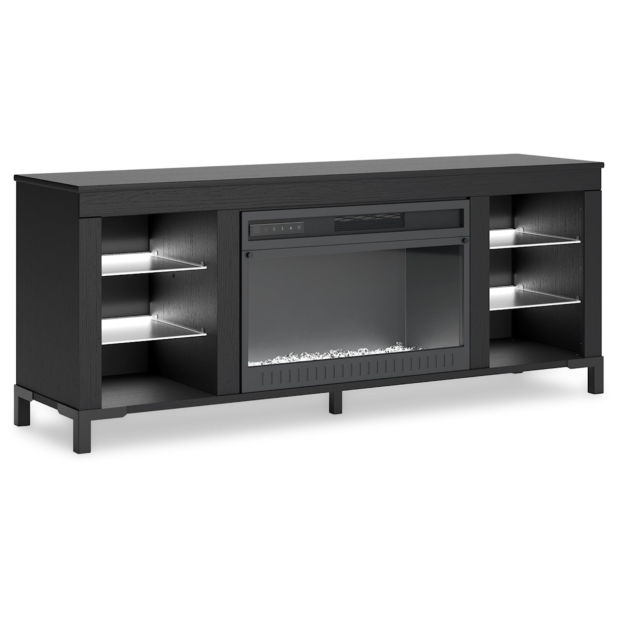 Benchcraft Cayberry 60" TV Stand With Electric Fireplace