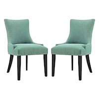 Dining Side Chair Fabric Set of 2