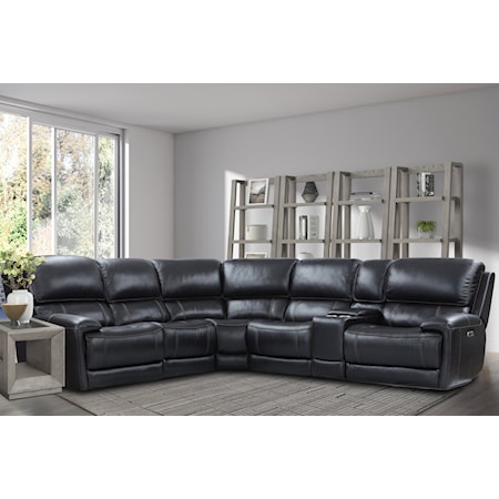 6 Piece Modular Power Reclining Sectional