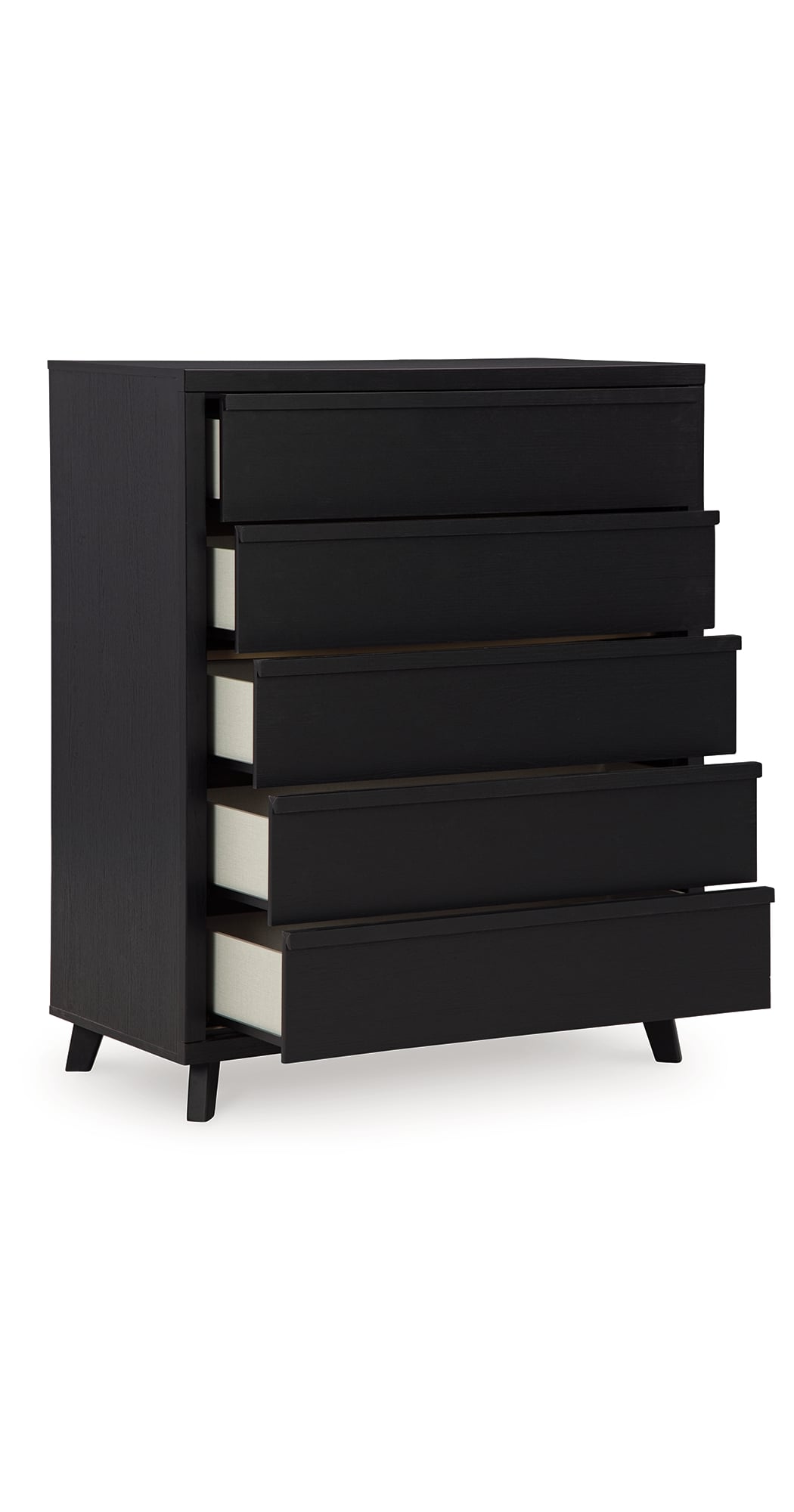 Five Drawer Wide Chest