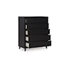 StyleLine Danziar Five Drawer Wide Chest