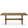 Riverside Furniture Bozeman Trestle Dining Table