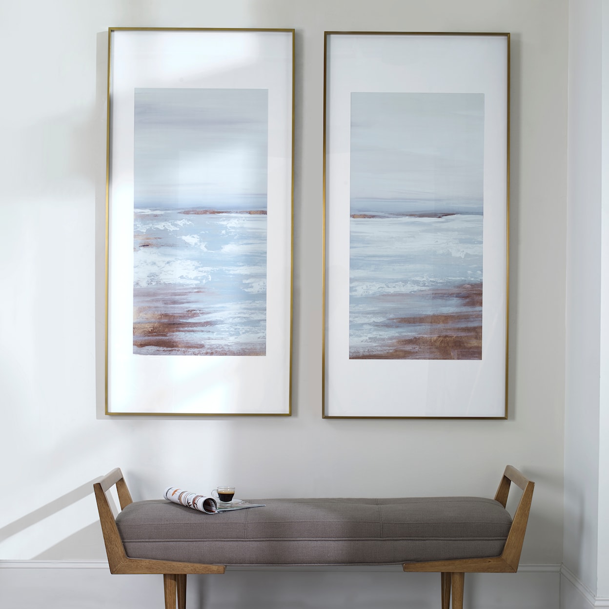 Uttermost Coastline Coastline Framed Prints S/2