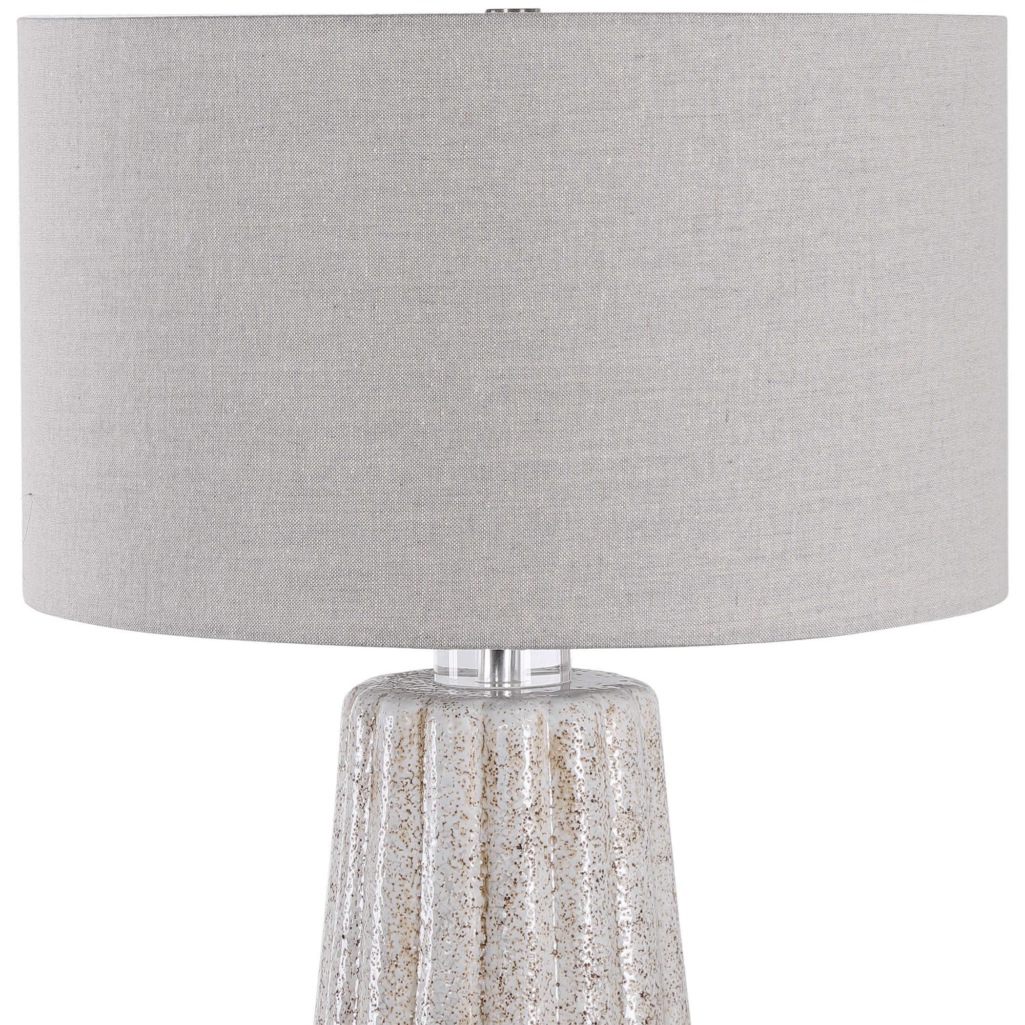 Uttermost， Stone Ivory 26508-1 Bonea Table Lamp-