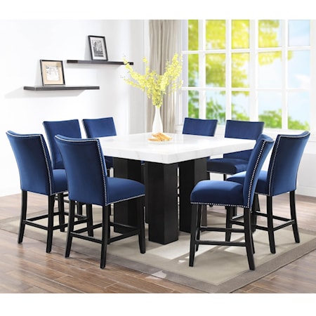 9 Piece Counter Height Dining Set