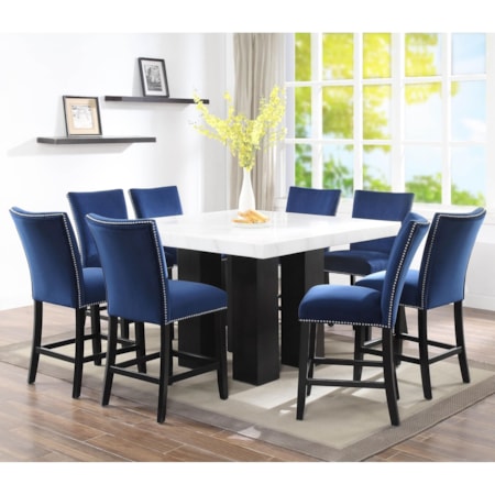 9 Piece Counter Height Dining Set