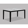 CM Pascal Dining Table with Faux Marble Top