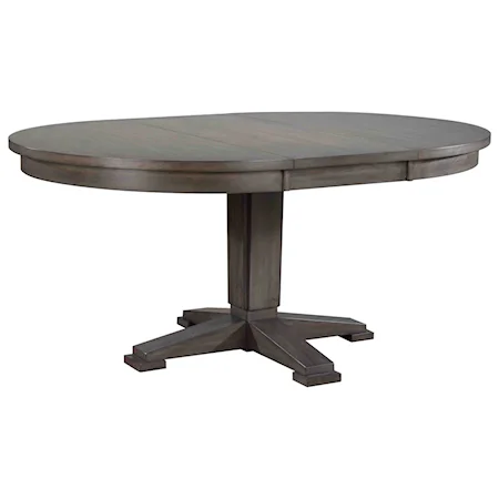 Pedestal Table with 18" Leaf