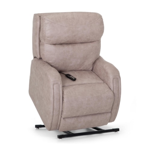 Casual Power Reclining Lift Chair with Remote