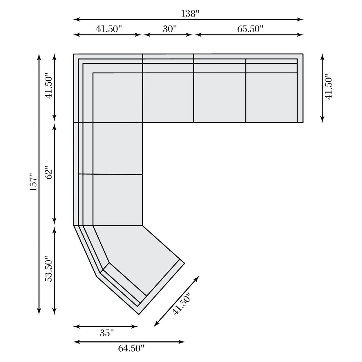 Bernhardt Bernhardt Exteriors Avanni Outdoor Sectional