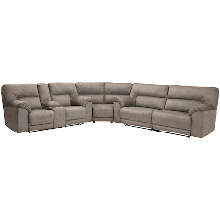 Casual Reclining Sectional