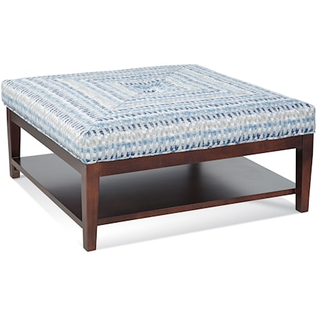 Transitional Cocktail Ottoman