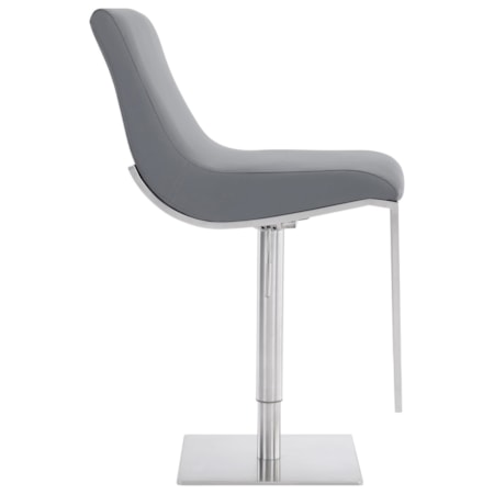 Adjustable Swivel Bar Stool with Foot Rest