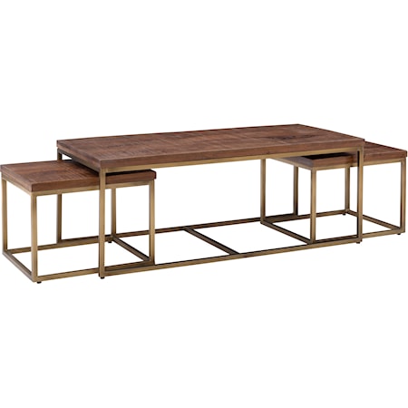 Contemporary 3-Piece Occasional Table Set 
