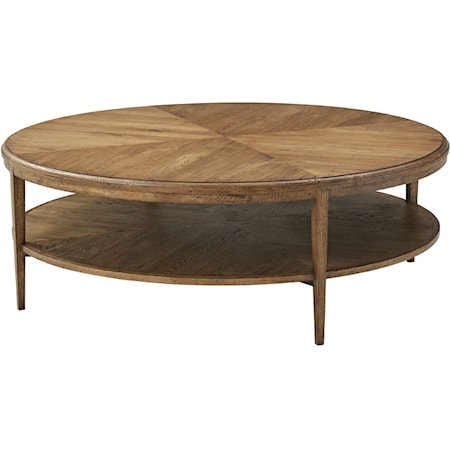  Transitional Round Coffee Table