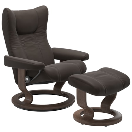 Small Reclining Chair and Ottoman