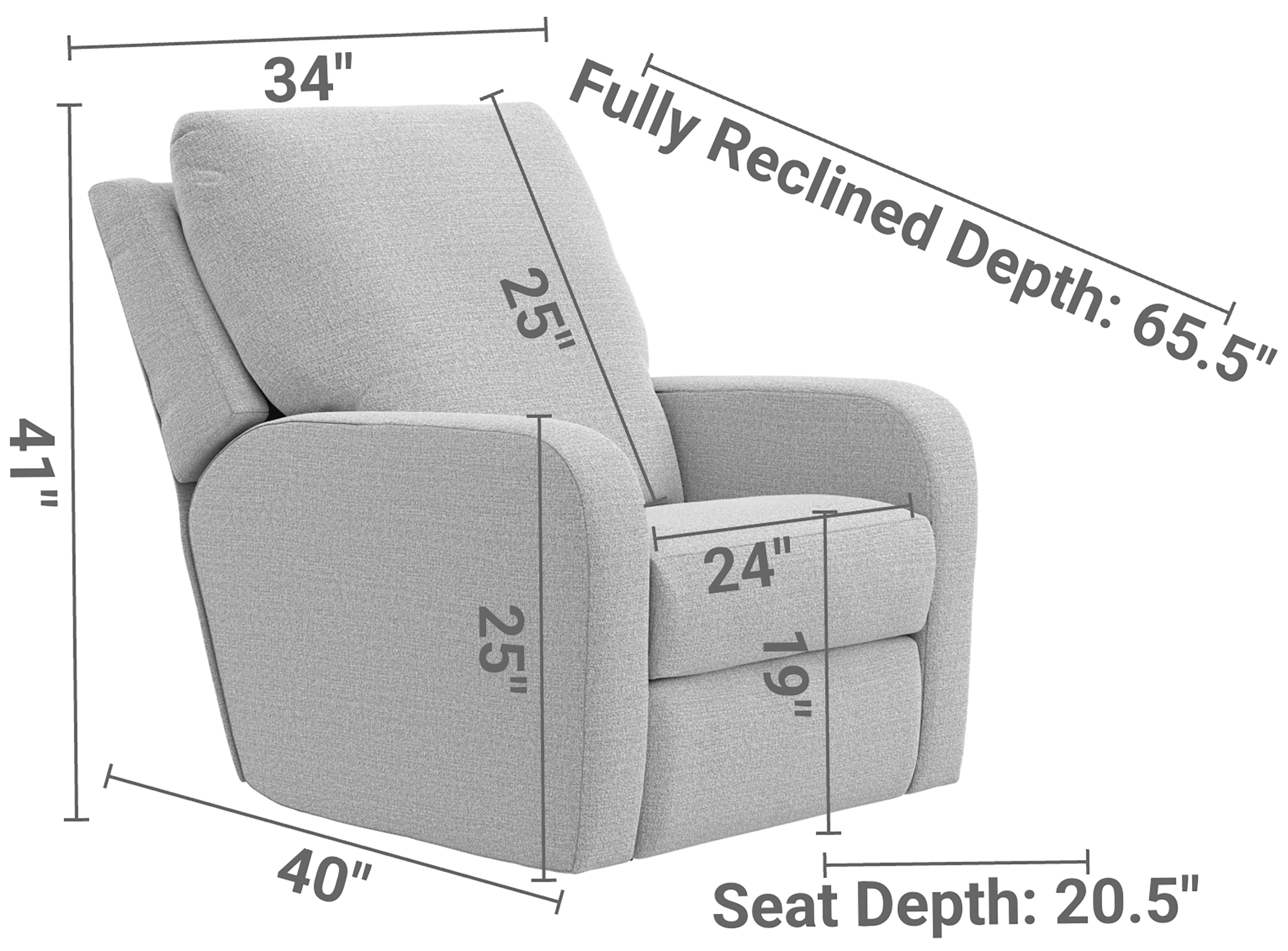 Catnapper Lullaby Power Headrest Power Auto-Glide Recliner