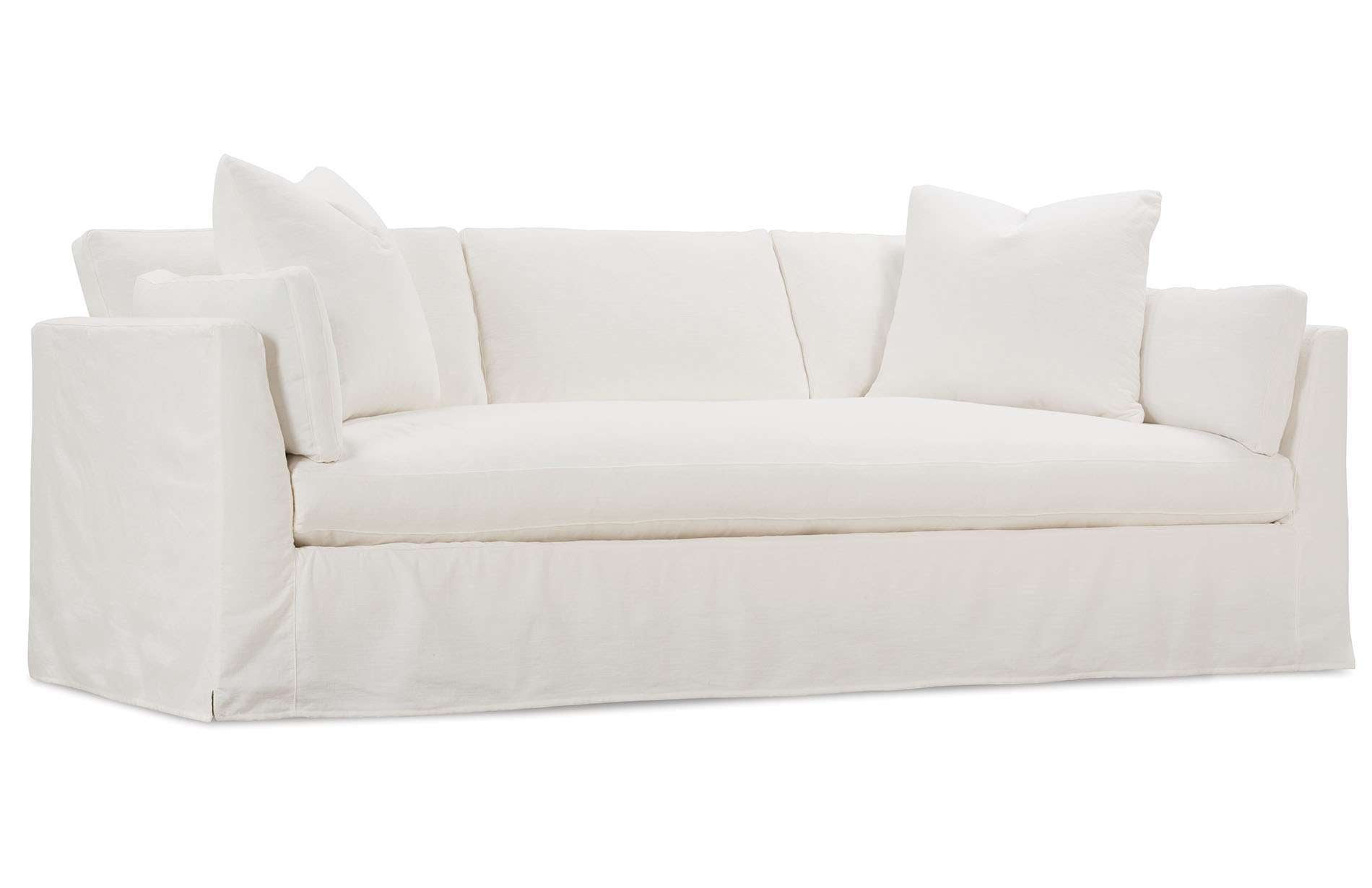 99" Bench Cushion Sofa with Slipcover