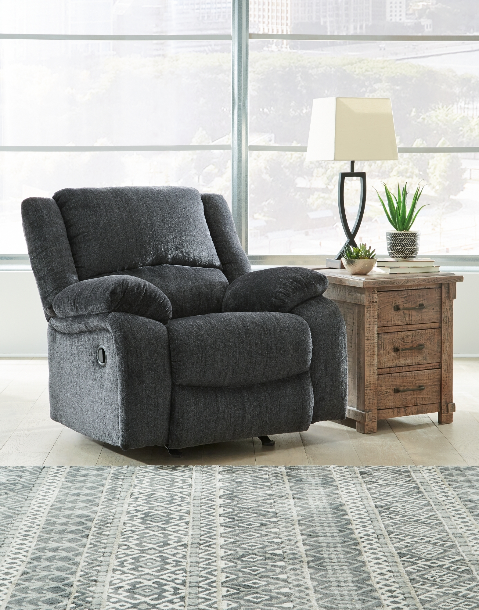 Signature Design by Ashley Draycoll Reclining Loveseat And 2 Recliners