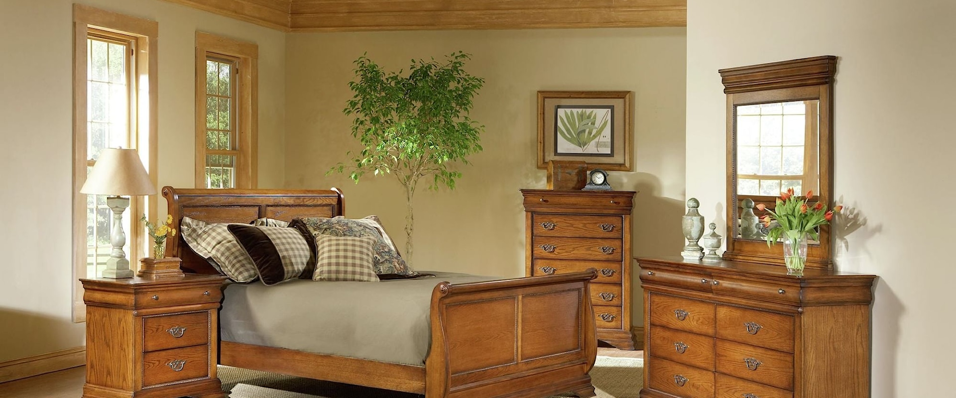 Rustic 5-Piece Queen Bedroom Set