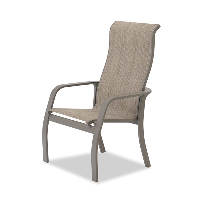Stacking High-Back Sling Dining Armchair