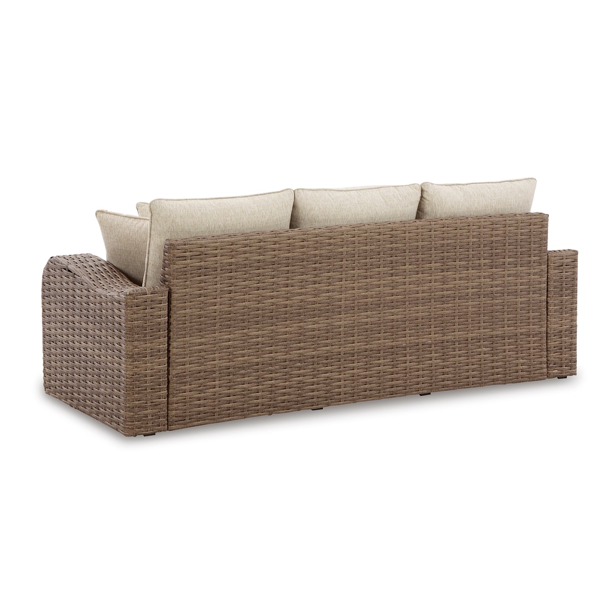 Ashley Signature Design Sandy Bloom Outdoor Sofa with Cushion